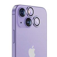 Стъклени рингове за камера за Apple iPhone 14 6.1 / Apple iPhone 14 Plus 6.7 лилав кант 